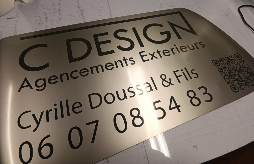 Image d'une plaque professionnelle